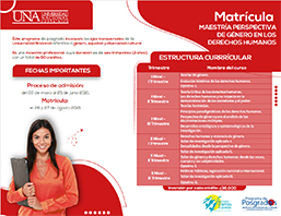 afiche promoción de la Maestría