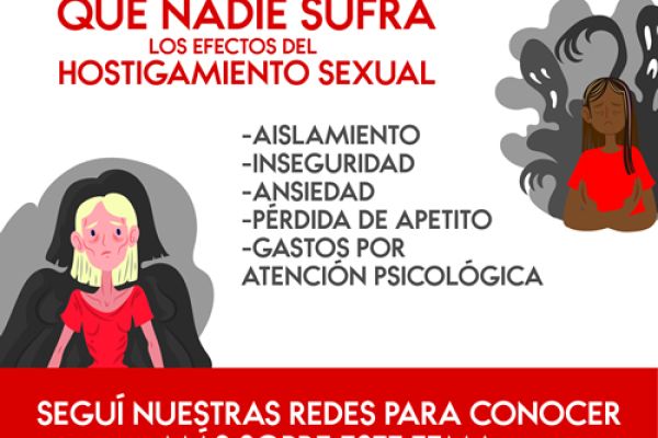 Imagen sobre campaña de hostigamiento sexual
