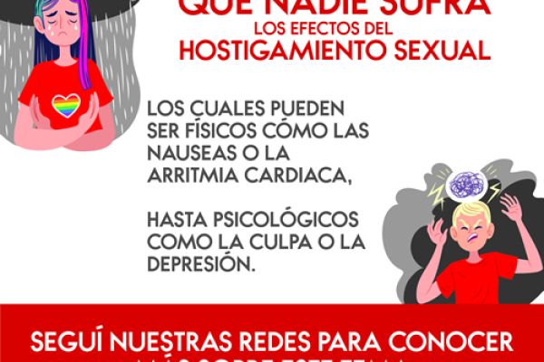 Imagen sobre campaña de hostigamiento sexual
