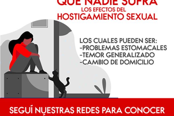 Imagen sobre campaña de hostigamiento sexual