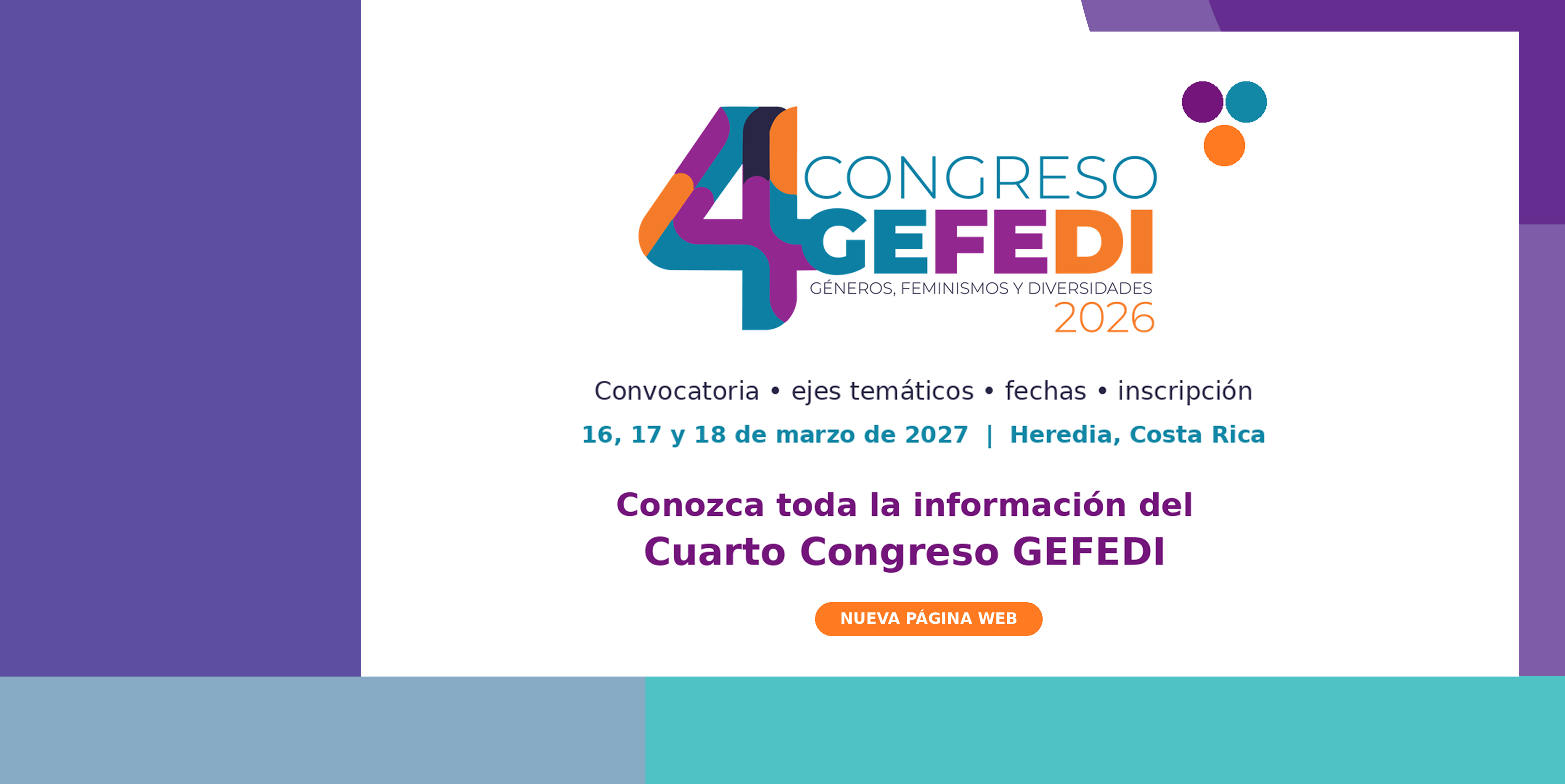 IV Congreso Géneros, Feminismos y Diversidades (GEFEDI).